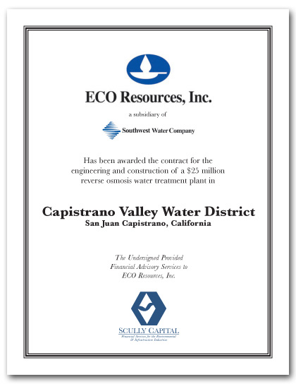 Capistrano Valley Water Distract